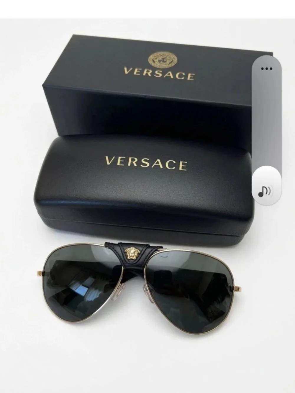 Versace aviator sunglasses